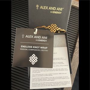 Alex and Ani.  Endless knot wrap